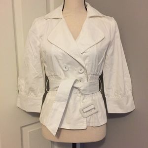 UNIT FASHION Double Breasted Balloon Sleeve Jacket